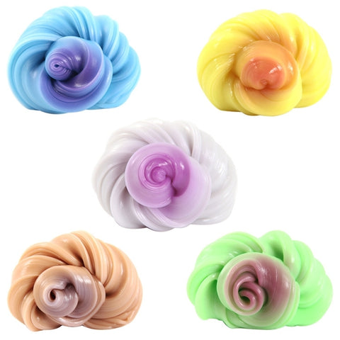 Fango scolorante UV Plastilina fai da te Melma Riduttore di stress Giocattolo anti-ansia Mastice rimbalzante Argilla magica Giocattoli educativi per bambini e adulti, Dimensioni scatola di ferro: 8x2,5 cm