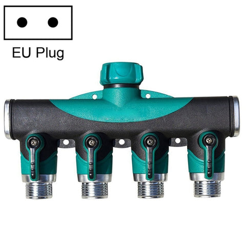 Irrigatore da Giardino Multifunzionale 4 in 1 con Valvola e
