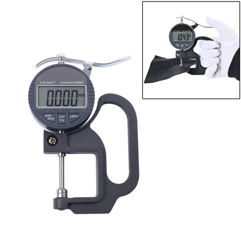 Misuratore di Spessore Digitale con Sonda da 30 mm - Gamma 0-25 mm