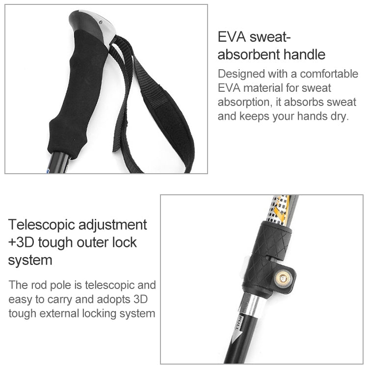 bastoncini-da-trekking-pieghevoli-aotu-at7558-in-sughero-e-alluminio - immagine 5