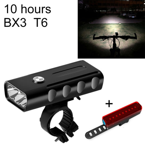 Luce LED per Manubrio Anteriore Ricaricabile USB BX3 - 10 Ore di
