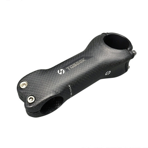TOSEEK Rubinetto riser per manubrio ultraleggero interamente in fibra di carbonio 3KUD Texture Road Mountain Bike, dimensioni: 6 gradi, 100 mm (opaco), 6 Degree, 100mm