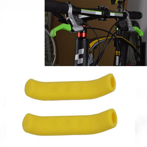 1 paio di coperture protettive in silicone per freni per bicicletta di tipo universale, Brake Covers Yellow, Brake Covers Red, Brake Covers Blue, Brake Covers Green