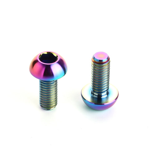 2 PZ Accessori pour vélo Vite pour portaborraccia en titane M5 12mm, 12mm