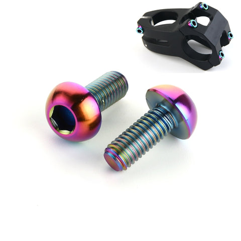 2 PZ Accessori pour vélo Vite pour portaborraccia en titane M5 12mm, 12mm