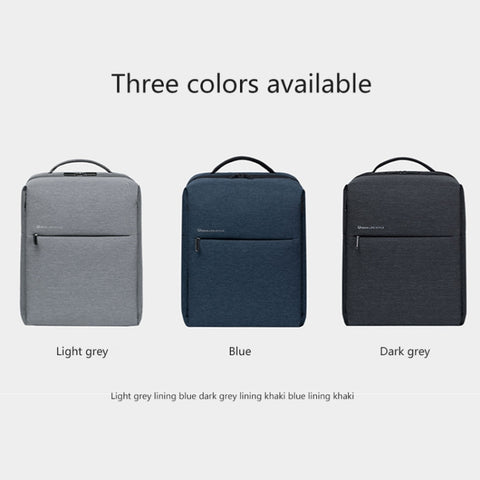 Sac pour ordinateur portable original Xiaomi imperméable simple zaino pour ordinateur portable de 15,6 pouces, pour 15,6 pouces