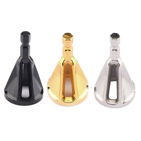 Smusso Utensile per smusso esterno per sbavatura in acciaio inossidabile Impugnatura esagonale Smusso a tre fessure, Three-slot Chamfer (Black), Three-slot Chamfer (Gold), Three-slot Chamfer (Silver)