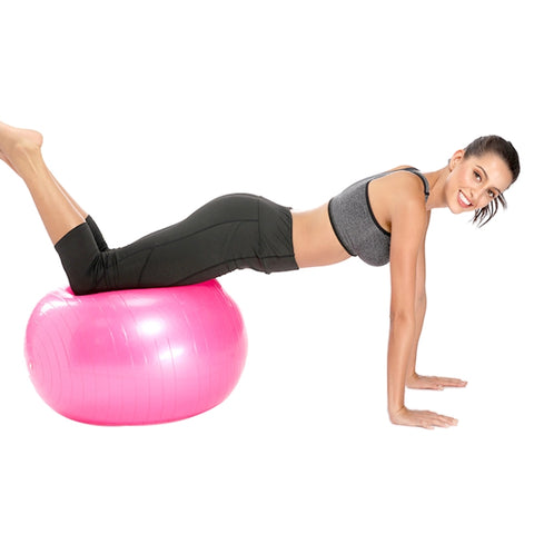 Palla da yoga grande antideflagrante ispessente Palla da fitness sportiva Palla da yoga incinta ambientale, diametro: 55 cm, 55cm(Pink), 55cm(Blue)