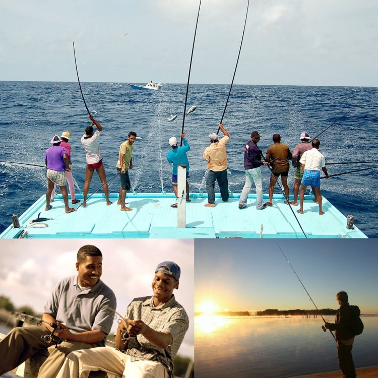 Mulinello da Pesca JL200 con Maniglia e 3 Cuscinetti a Sfera -