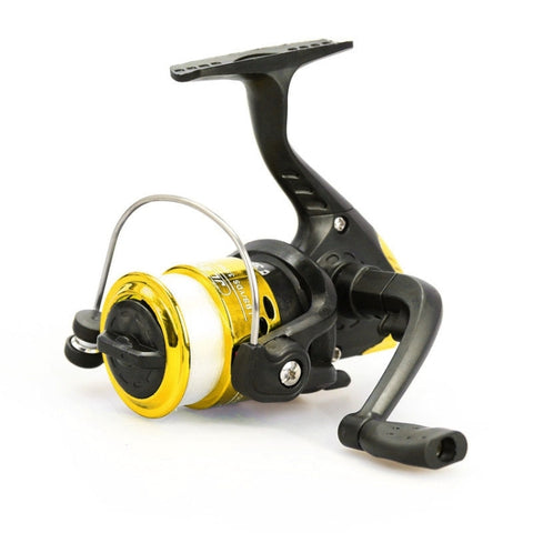 Mulinello da Pesca JL200 con Maniglia e 3 Cuscinetti a Sfera -