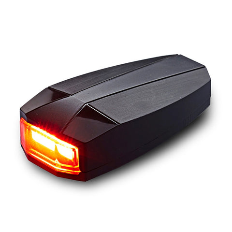 ANTUSI A6 Sorgente luminosa COB di ricarica USB Smart Cycling Bike Avviso allarme Fanale posteriore con telecomando, A6