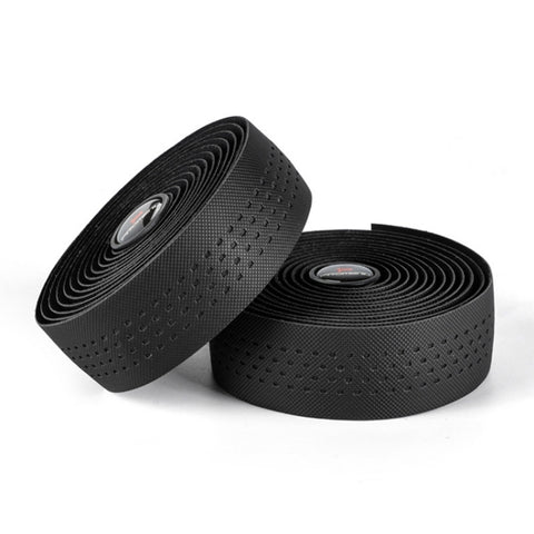 PROMEND GR-082 1 paio di nastri antiscivolo per manopole per bicicletta bicolore, 215x3cm Black White, 215x3cm Black, 215x3cm Black+Green, 215x3cm Black Blue, 215x3cm Black Red