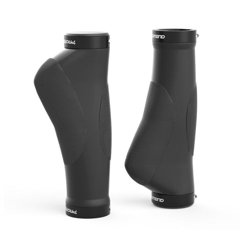 PROMEND GR-506 1 paio di coperture ergonomiche in gomma per impugnature per bicicletta (130mm+130mm), GR-506 130mm+130mm