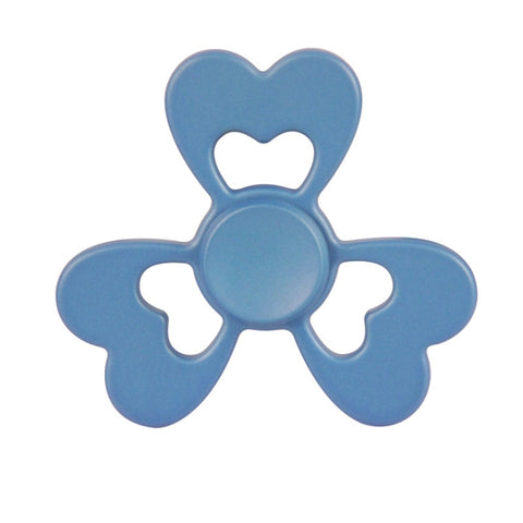 Fidget Spinner Giocattolo anti-ansia riduttore di stress per bambini e adulti, tempo di rotazione di 2 minuti, cuscinetto perline in acciaio R188 + materiale in lega di zinco, tre foglie a forma di cuore e fiore, Three Leaves Heart Flower