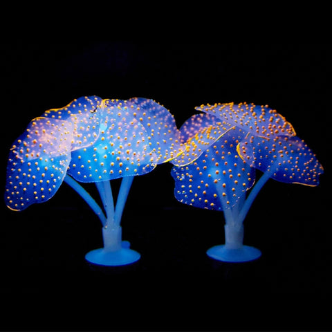 Decorazione per Acquari in Silicone a Forma di Medusa Fluorescente