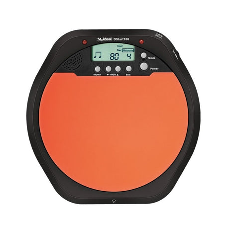 Elettronico Dumb Combat Board Trainer Drum Esercizio Metronomo DS100 (Nero + Arancione), Batteria Elettronica DS100