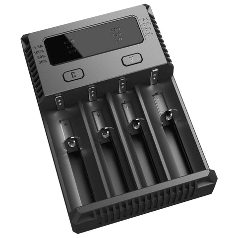 Nitecore i4 Caricabatterie Intelligente con LED per Batterie 14500,