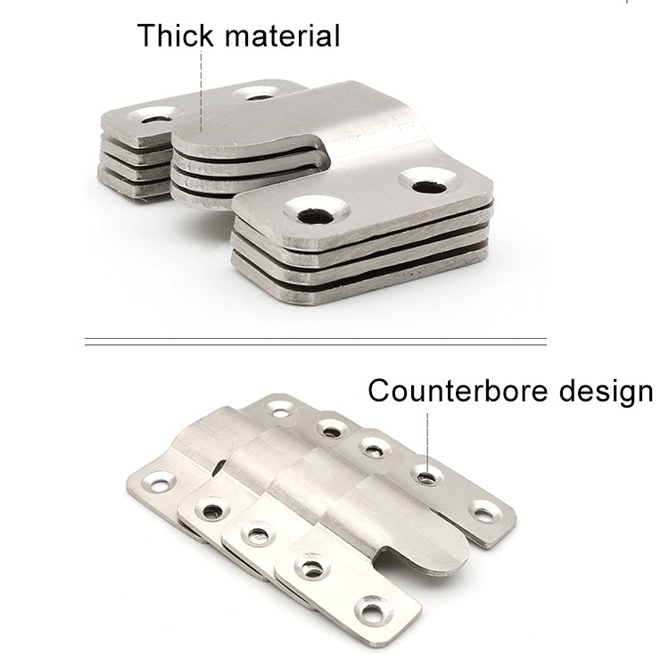 Fissaggio per Specchio in Acciaio Inossidabile - Set da 20 Pezzi,