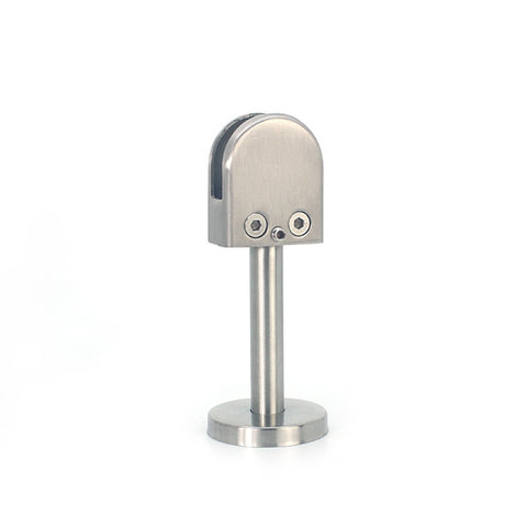 201 Clip di fissaggio per asta di supporto per bocca di pesce in vetro in acciaio inossidabile con asta da 14x80 mm, specifica: XL, XL, with 14x80mm Rod