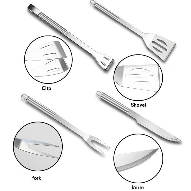 Set di stoviglie da esterno 18 in 1 Set di utensili da picnic per barbecue da campeggio, 18 in 1