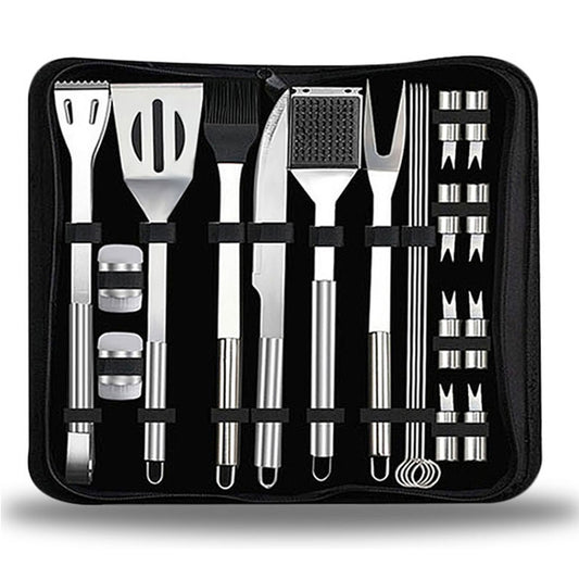 Set di stoviglie da esterno 20 in 1 Set di utensili da picnic per barbecue da campeggio, 20 in 1