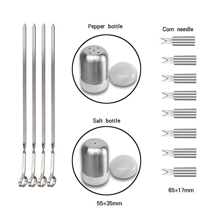 Set di stoviglie da esterno 20 in 1 Set di utensili da picnic per barbecue da campeggio, 20 in 1
