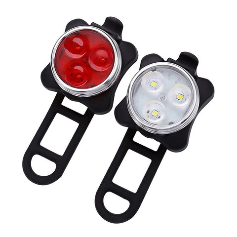 Lampada COB Ricaricabile USB per Bicicletta - Faro Posteriore