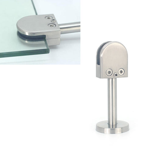Clip di fissaggio per asta di supporto per bocca di pesce in vetro in acciaio inossidabile 304 con asta da 14x80 mm, specifica: XL, XL, with 14x80mm Rod
