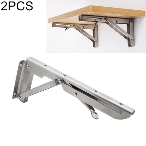 2 PZ Ripiano portaoggetti a molla pieghevole in acciaio inossidabile tipo K da 10 pollici per tavolo da pranzo, 10 inch
