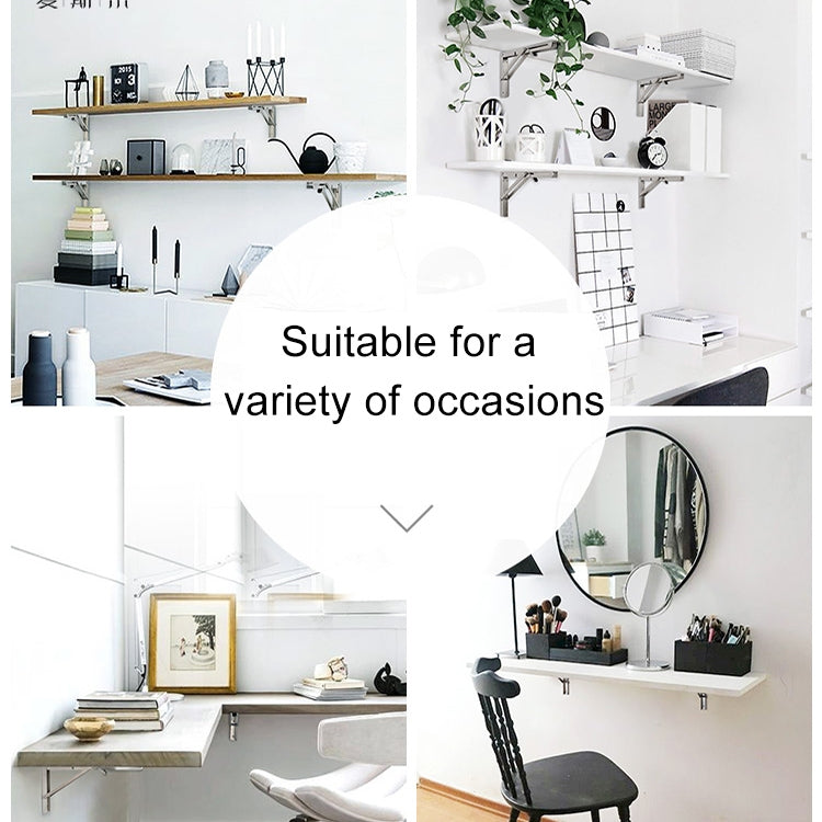 Ripiano portaoggetti pieghevole a molla in acciaio inossidabile tipo K da 14 pollici per tavolo da pranzo, 14 inch