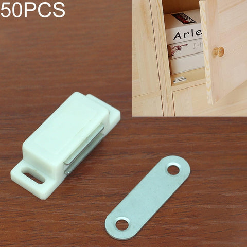 Accessori per la casa, libreria, porta dell'armadio, forte attrazione magnetica, in plastica, 50 pezzi, dimensioni: S, S