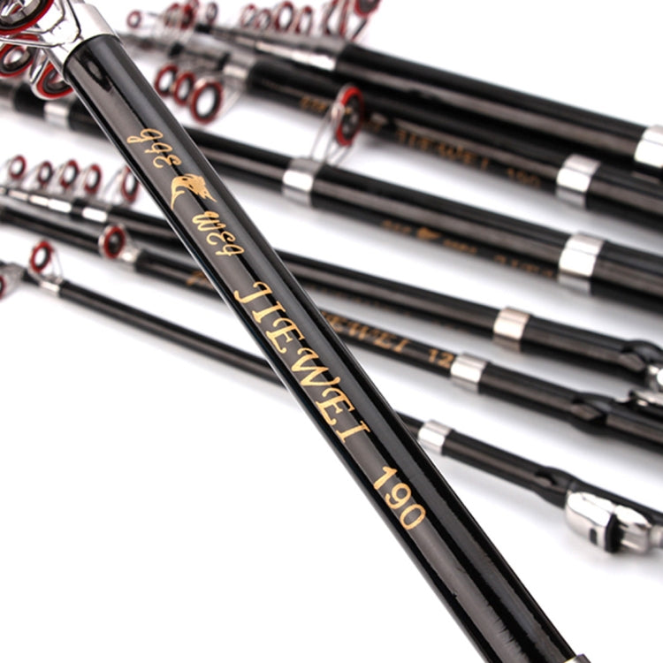 Canna da Pesca Telescopica Portatile da 36 cm, Estensione fino a 2,1 m