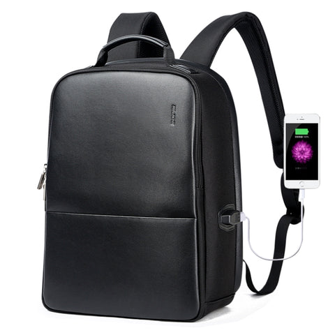 Bopai 751-006431 Bourse à tracolla double antifurto imperméable pour le travail de grande capacité, avec port USB, dimensions: 27x16,5x40 cm, 751-006431