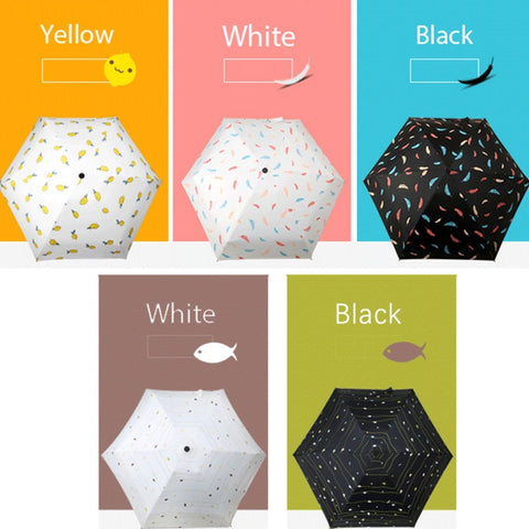Donna impermeabile anti-UV, White Feather Pattern, Black Feather Pattern, Black Stripe Pattern, White Stripe Pattern