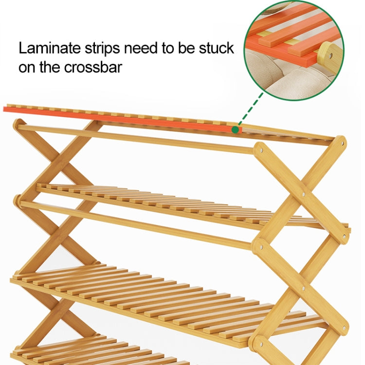 Scaffali per piante in vaso pieghevoli in legno massello per soggiorno con balcone a 6 strati, lunghezza: 100 cm, 100cm 6-Layer
