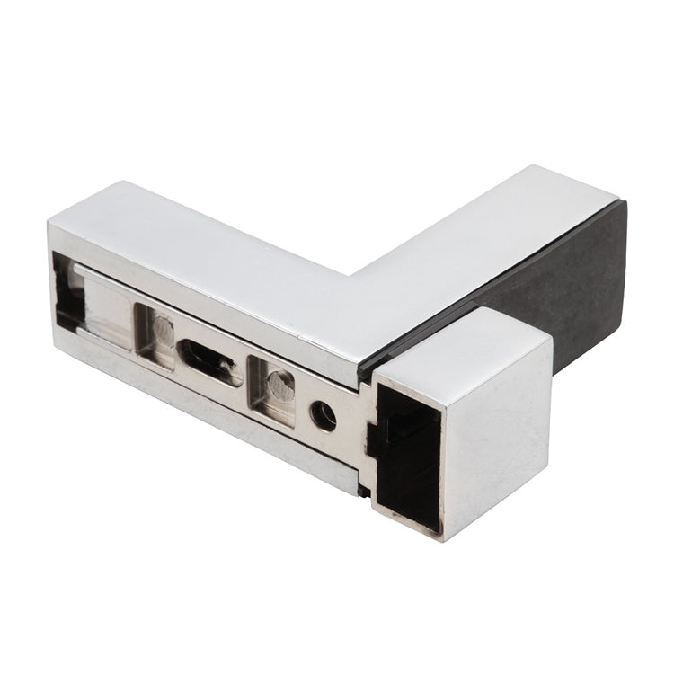 Staffa per pannello a strati in legno di vetro con clip fissa in lega di zinco spazzolato tipo F da 2 pezzi 3-24 mm, 3-24mm Brushed