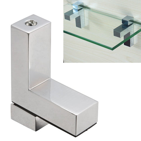Staffe per Pannelli in Legno di Vetro con Clip Fissa in Lega di Zinco