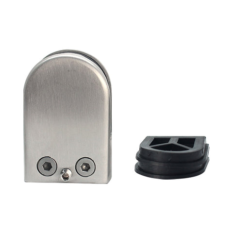 5 PCS 5-8mm Concavo Fondo Curvo Opaco Lucido In Acciaio Inox 201 Clip Fissa Ringhiera In Vetro Strato di Legno Bordo staffa di serraggio, 5-8mm, Curved Bottom, 201 Stainless Steel