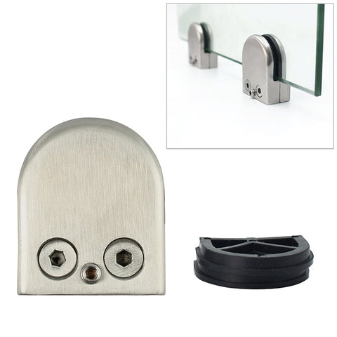 Set di 3 Staffe Curved Bottom in Acciaio Inox 201 per Ringhiere in