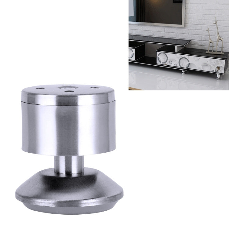 Piedini per mobili per divani con colonna ispessita per trafilatura di fili in acciaio inossidabile da 5 pezzi, altezza: 60 mm, 60mm