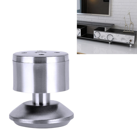 Piedini per mobili per divani con colonna ispessita per trafilatura di fili in acciaio inossidabile da 5 pezzi, altezza: 60 mm, 60mm