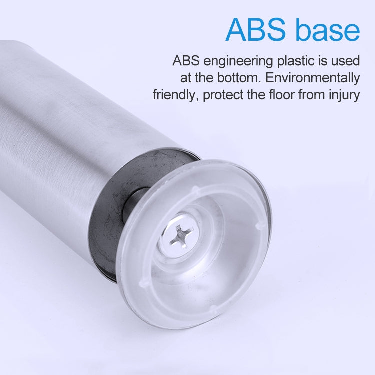 Piedini per mobili per divani con colonna ispessita per trafilatura di fili in acciaio inossidabile da 3 pezzi, altezza: 180 mm, 180mm