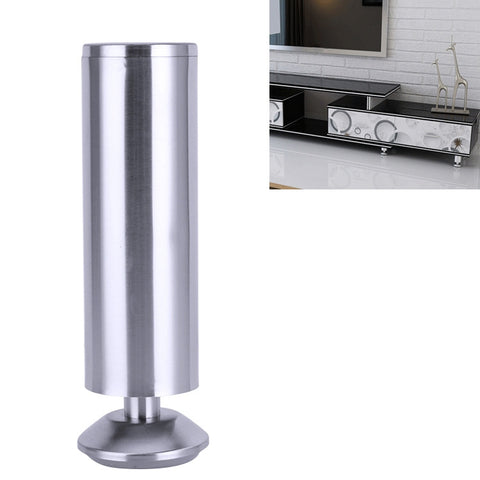 Piedini per mobili per divani con colonna ispessita per trafilatura di fili in acciaio inossidabile da 3 pezzi, altezza: 180 mm, 180mm