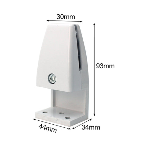 Clip divisoria per schermo da ufficio in alluminio a forma di L - Set