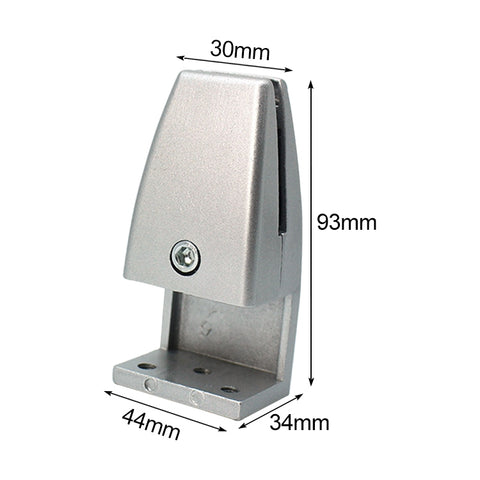 Clip per divisorio da scrivania in alluminio L Shape - Set di 3 pezzi