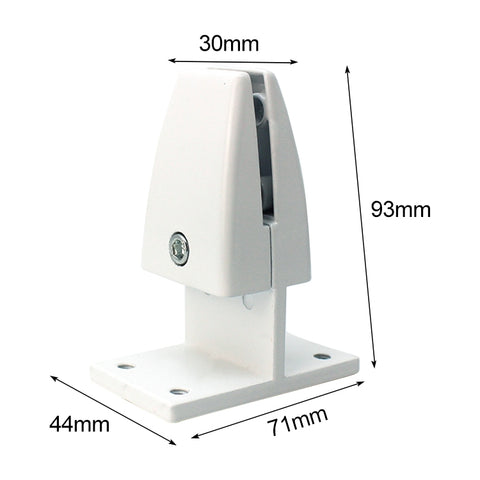 Clip divisoria per schermo da ufficio in alluminio a forma di T - Set
