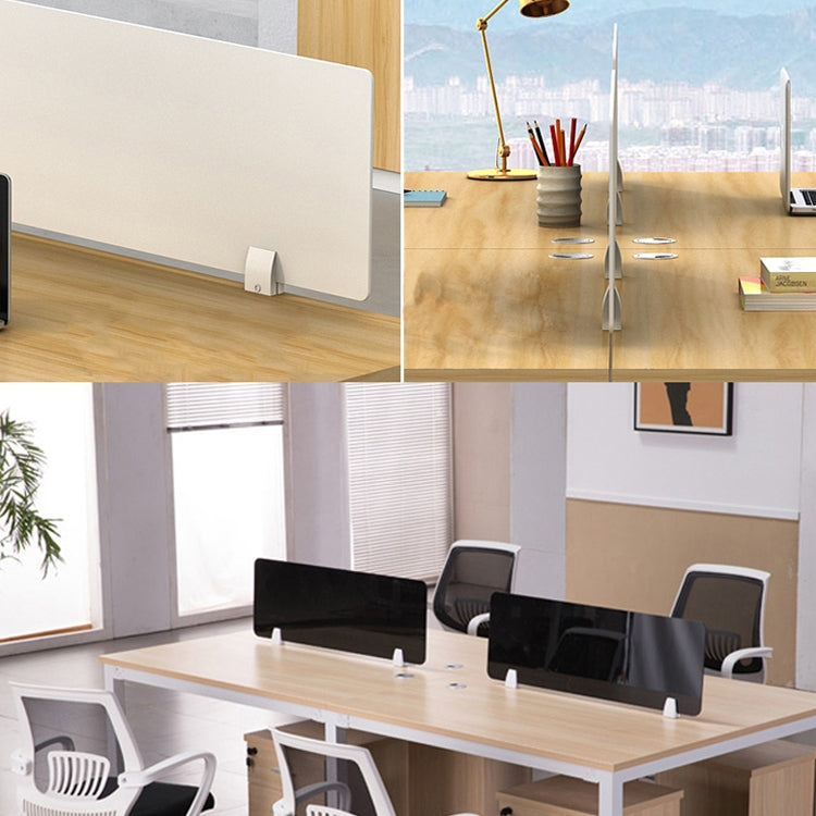 clip-per-divisorio-con-clip-di-fissaggio-per-schermo-da-desktop-da-ufficio-in-lega-di-alluminio-a-forma-piatta-da-5-pezzi-bianco-flat-shape-white - immagine 4