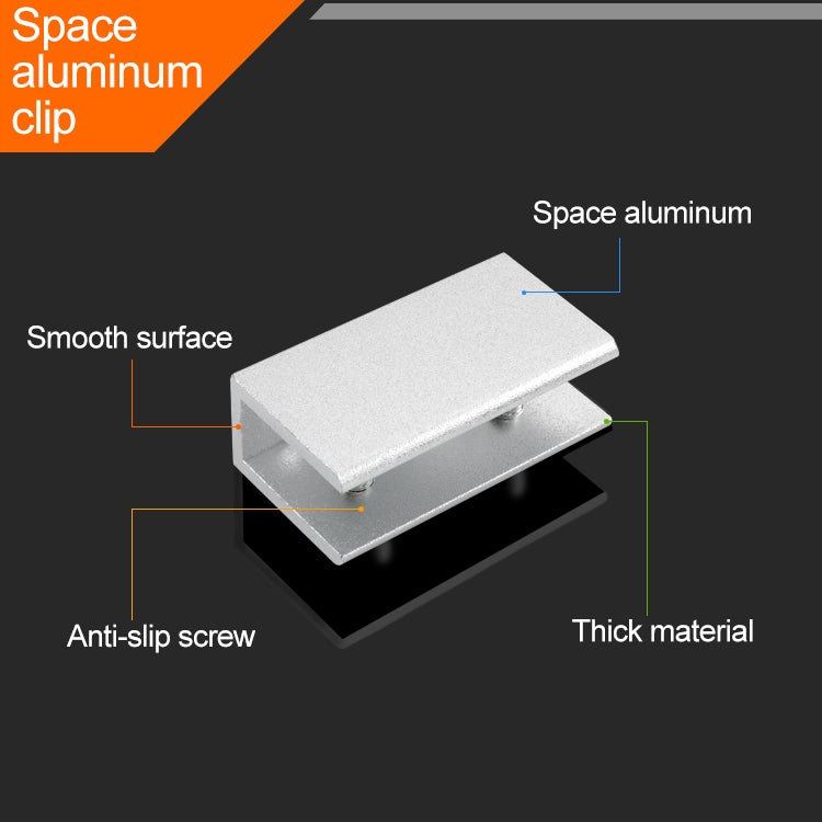 clip-di-fissaggio-per-vetro-in-lega-di-alluminio-a-foro-singolo-da-15-pezzi-s-8-mm-s-8mm - immagine 3