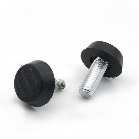 Supporto per Viti Mobili Regolabile M6x18 - 100 Pezzi (Nero)