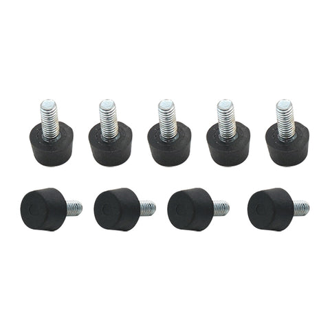 Stub di supporto per viti per mobili con poggiapiedi regolabile da 100 pezzi, M6x15, M6x15